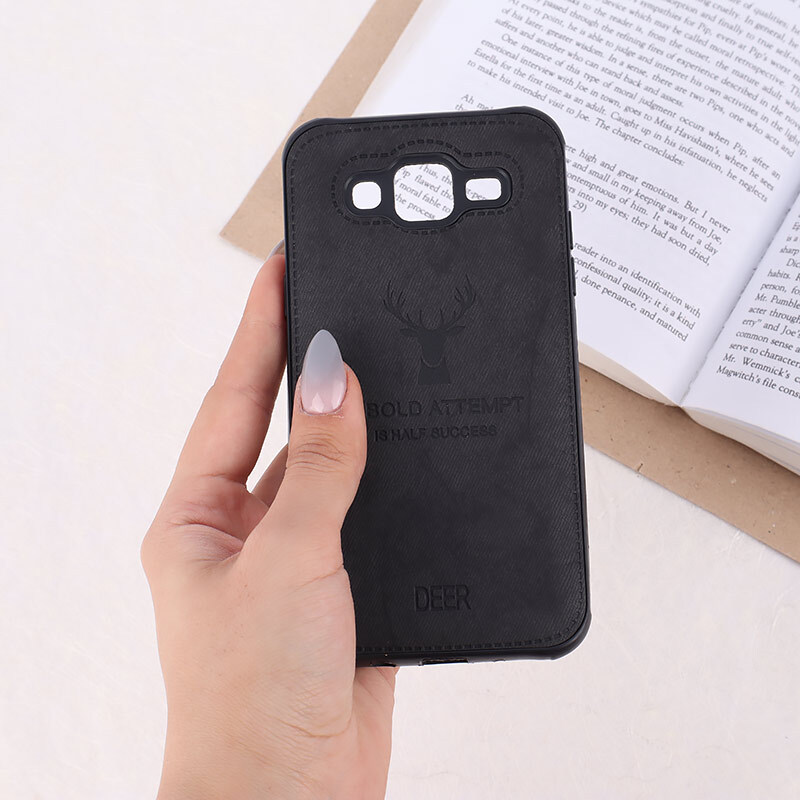 قاب چرمی A Bold Attempt سامسونگ Galaxy J5 2015 محافظ لنزدار