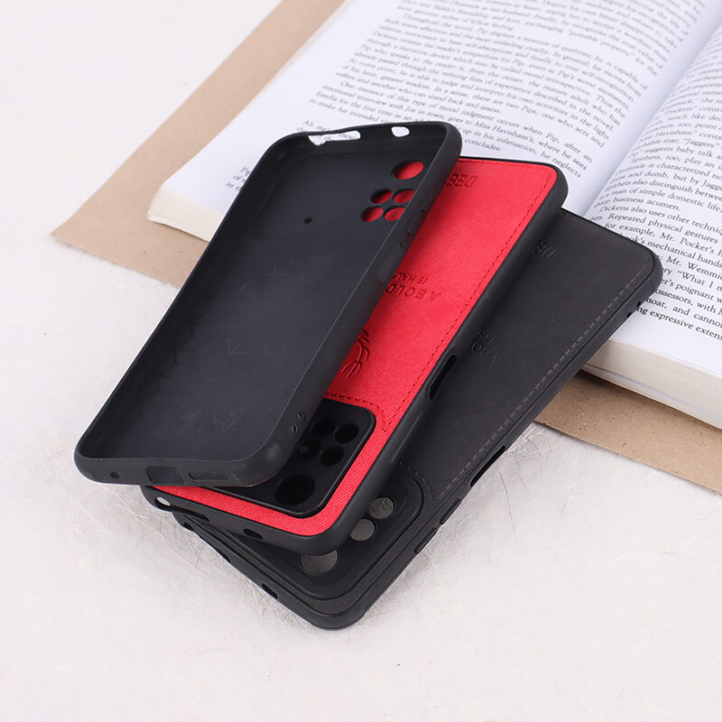 قاب چرمی A Bold Attempt شیائومی Poco M4 Pro محافظ لنزدار