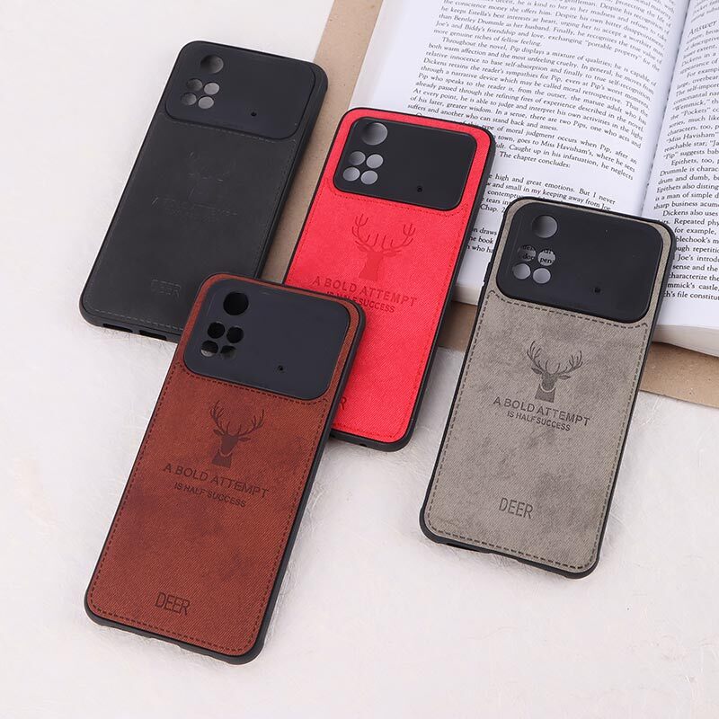 قاب چرمی A Bold Attempt شیائومی Poco M4 Pro محافظ لنزدار