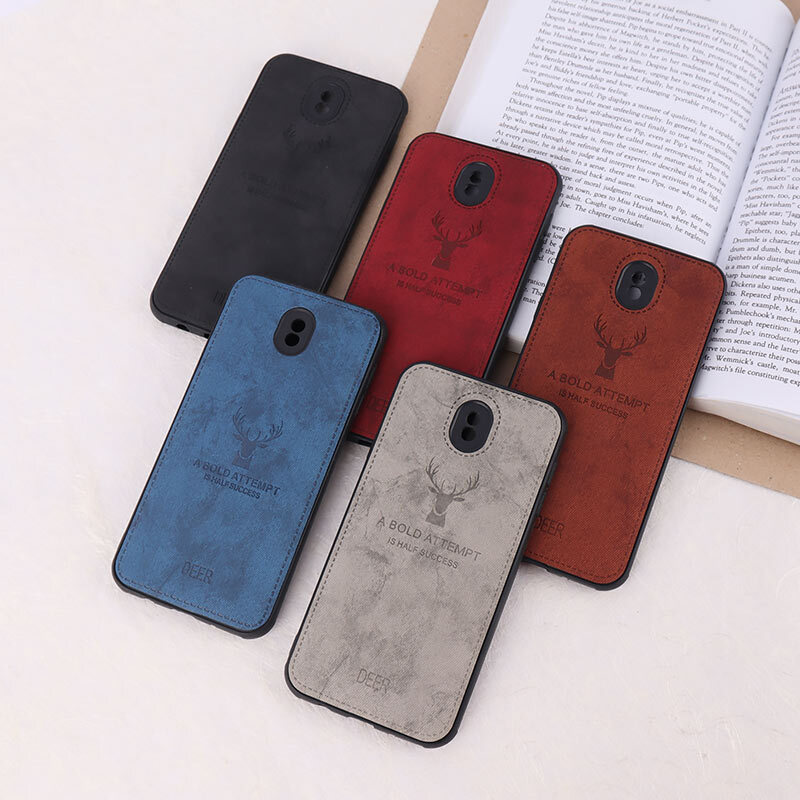 قاب چرمی A Bold Attempt سامسونگ Galaxy J7 Pro محافظ لنزدار