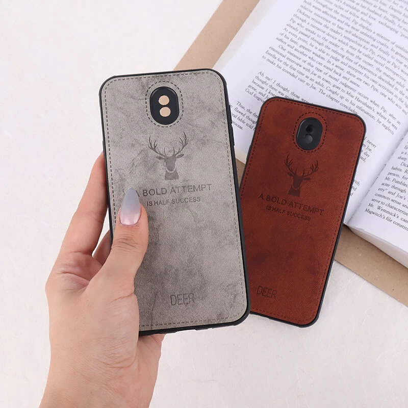 قاب چرمی A Bold Attempt سامسونگ Galaxy J7 Pro محافظ لنزدار
