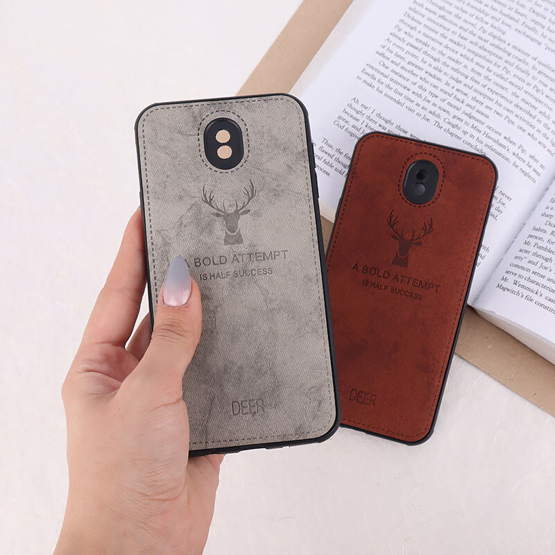 قاب چرمی A Bold Attempt سامسونگ Galaxy J7 Pro محافظ لنزدار