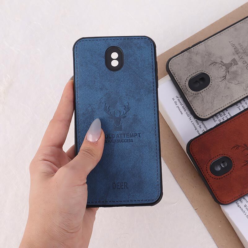 قاب چرمی A Bold Attempt سامسونگ Galaxy J7 Pro محافظ لنزدار