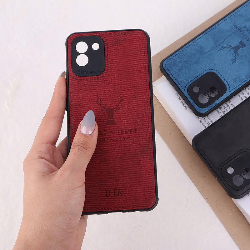 قاب چرمی A Bold Attempt سامسونگ Galaxy A03 محافظ لنزدار