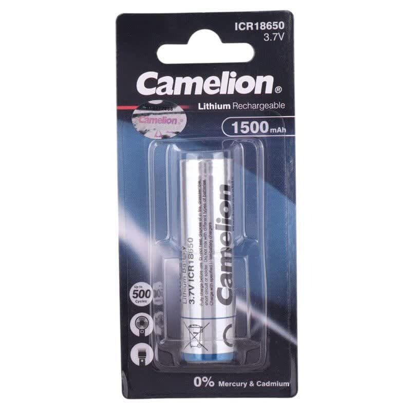 باتری لیتیومی شارژی Camelion ICR18650 1500mAh