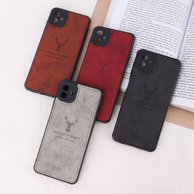قاب چرمی A Bold Attempt سامسونگ Galaxy A04 محافظ لنزدار