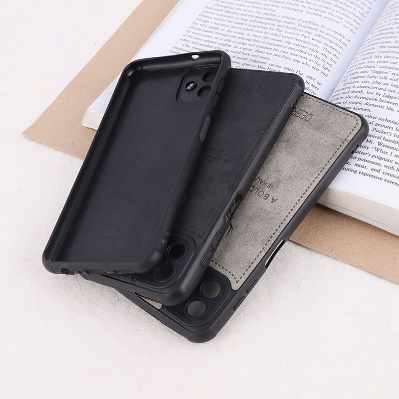 قاب چرمی A Bold Attempt سامسونگ Galaxy A04 محافظ لنزدار