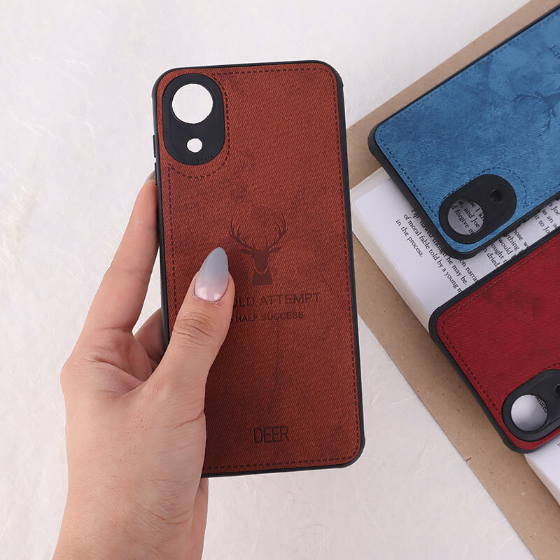 قاب چرمی A Bold Attempt سامسونگ Galaxy A03 Core محافظ لنزدار