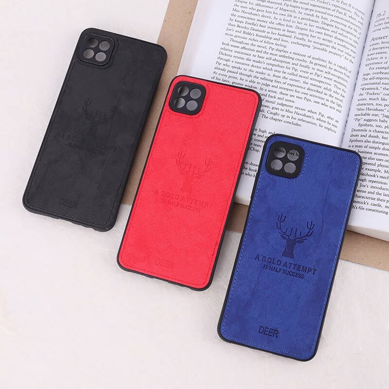 قاب چرمی A Bold Attempt سامسونگ Galaxy A22 5G محافظ لنزدار