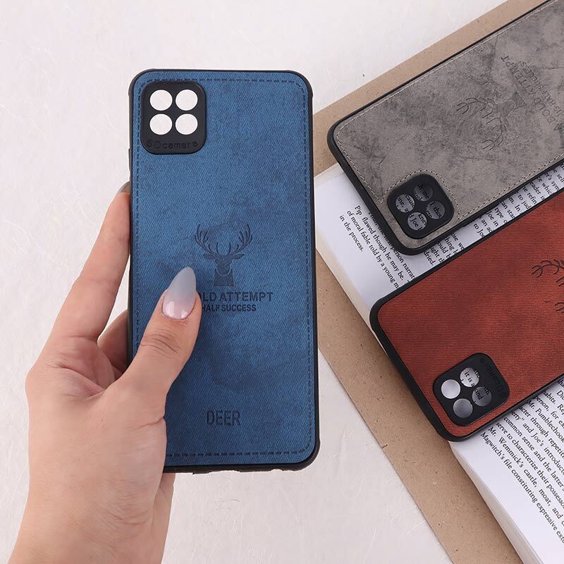قاب چرمی A Bold Attempt سامسونگ Galaxy A22 5G محافظ لنزدار