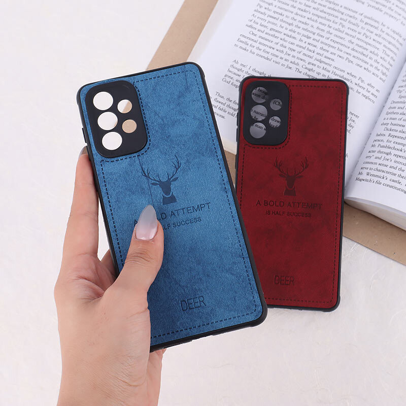 قاب چرمی A Bold Attempt سامسونگ Galaxy A73 محافظ لنزدار