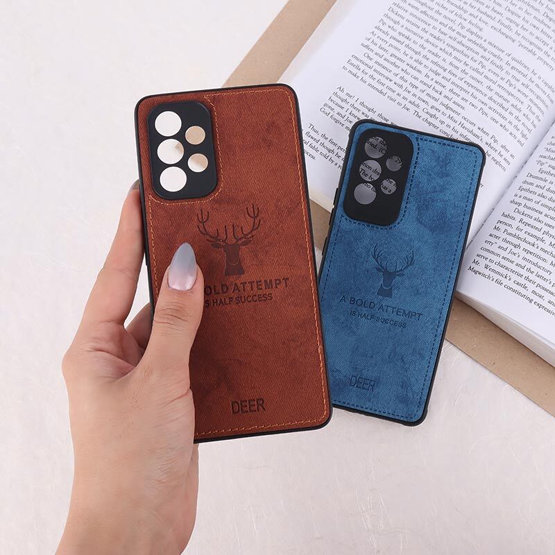 قاب چرمی A Bold Attempt سامسونگ Galaxy A53 5G محافظ لنزدار