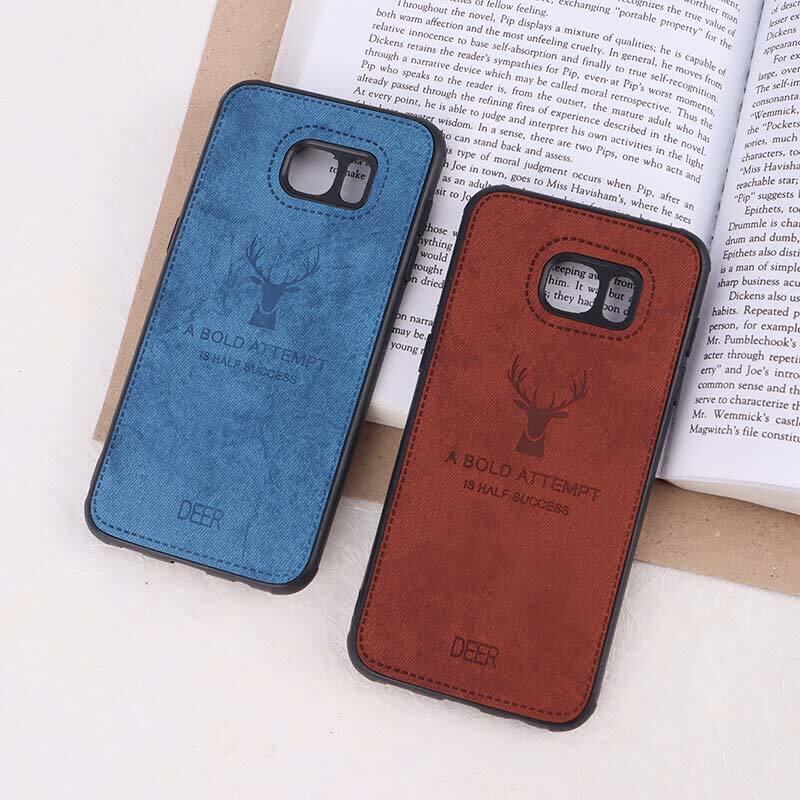 قاب چرمی A Bold Attempt سامسونگ Galaxy S7 Edge محافظ لنزدار