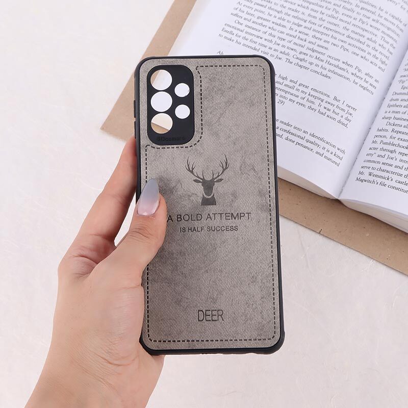 قاب چرمی A Bold Attempt سامسونگ Galaxy A32 5G محافظ لنزدار