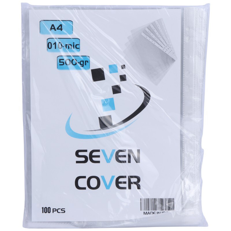 کاور کاغذ Seven 10mu A4 بسته 100 عددی