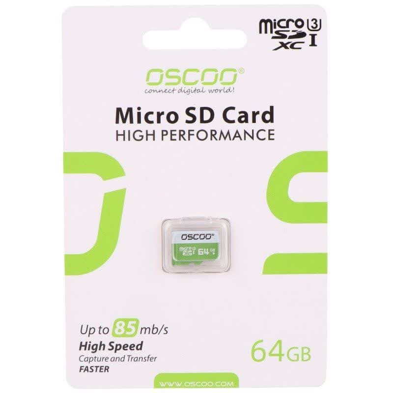 رم میکرو 64 گیگ اسکو Oscoo High Performance U3 85MB/s