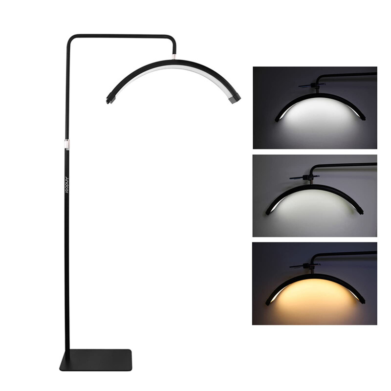 نور ثابت ال ای دی چرخدار Hero Moon Light HR-M6X II 50W