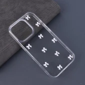 قاب اکلیلی آیفون iPhone 16 Pro طرح پاپیون صدفی