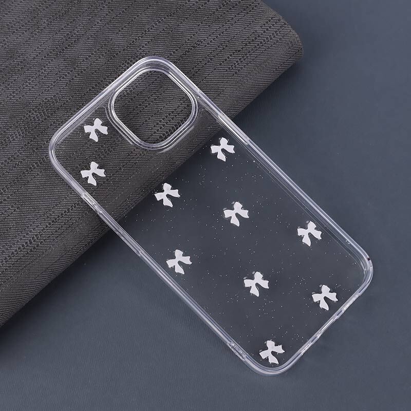 قاب اکلیلی آیفون iPhone 13 / 14 طرح پاپیون صدفی