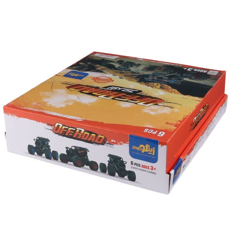 ماشین اسباب بازی آفرود زینگو بسته 6 عددی
