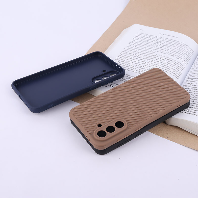قاب ژله ای سامسونگ Galaxy A56 طرح سیلیکون کربنی محافظ لنزدار