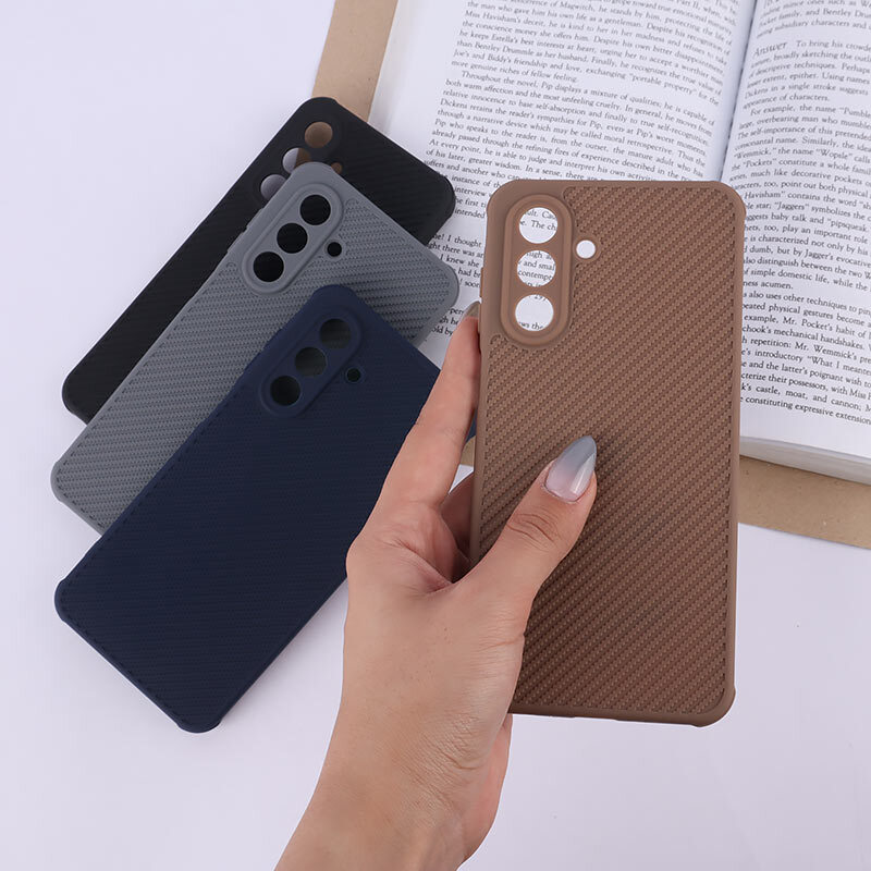 قاب ژله ای سامسونگ Galaxy A26 طرح سیلیکون کربنی محافظ لنزدار