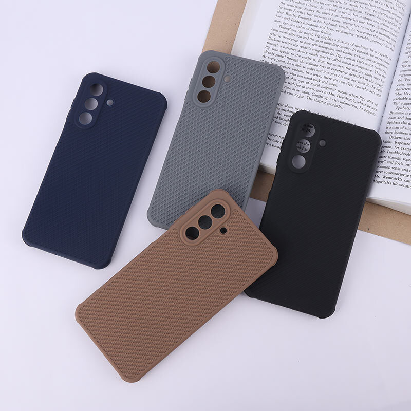 قاب ژله ای سامسونگ Galaxy A26 طرح سیلیکون کربنی محافظ لنزدار