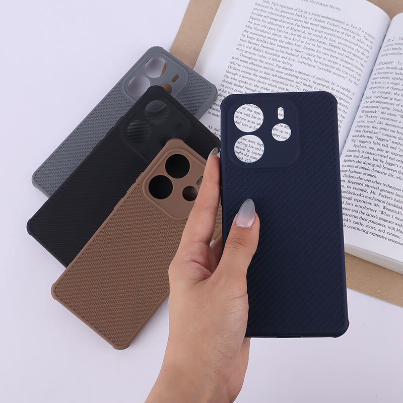 قاب ژله ای شیائومی Redmi Note 14 طرح سیلیکون کربنی محافظ لنزدار