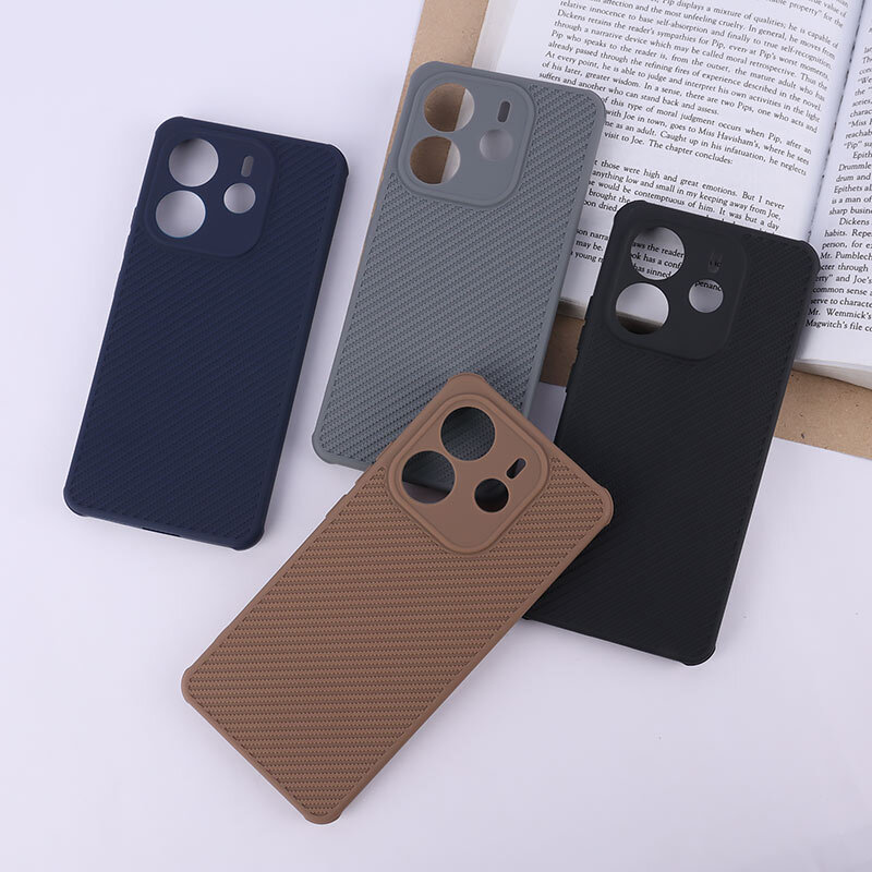 قاب ژله ای شیائومی Redmi Note 14 طرح سیلیکون کربنی محافظ لنزدار