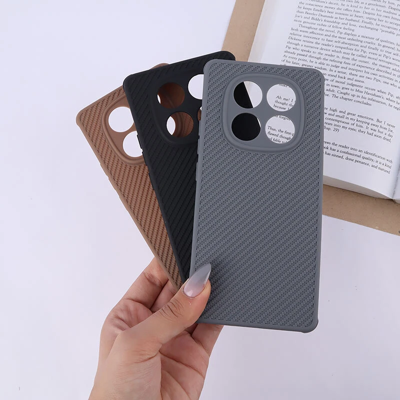 قاب ژله ای شیائومی Redmi Note 14 Pro 4G طرح سیلیکون کربنی محافظ لنزدار