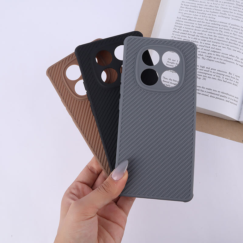 قاب ژله ای شیائومی Redmi Note 14 Pro 4G طرح سیلیکون کربنی محافظ لنزدار
