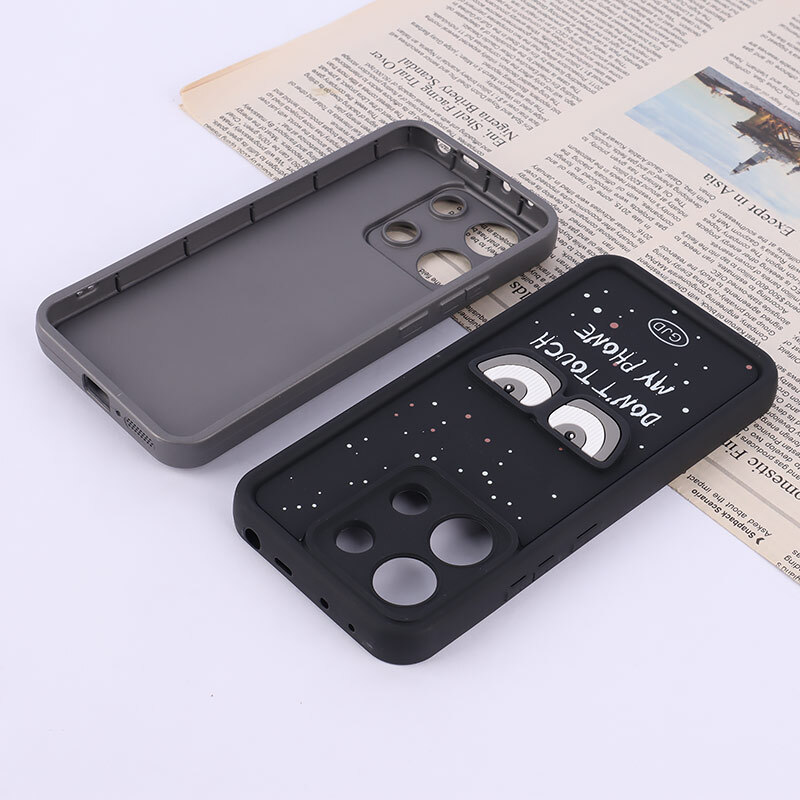 قاب سیلیکونی سولید شیائومی Redmi Note 13 4G محافظ لنزدار