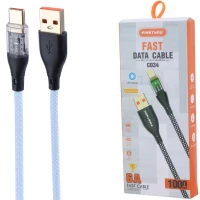 کابل تایپ سی فست شارژ Firstyou C034 6A 1m