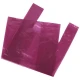 نایلون دسته دار شفاف قرمز سایز 55*45 سانتی متر بسته 1 کیلویی