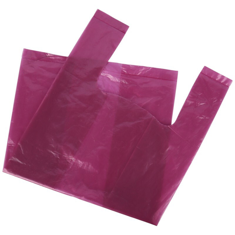 نایلون دسته دار شفاف قرمز سایز 55*45 سانتی متر بسته 1 کیلویی