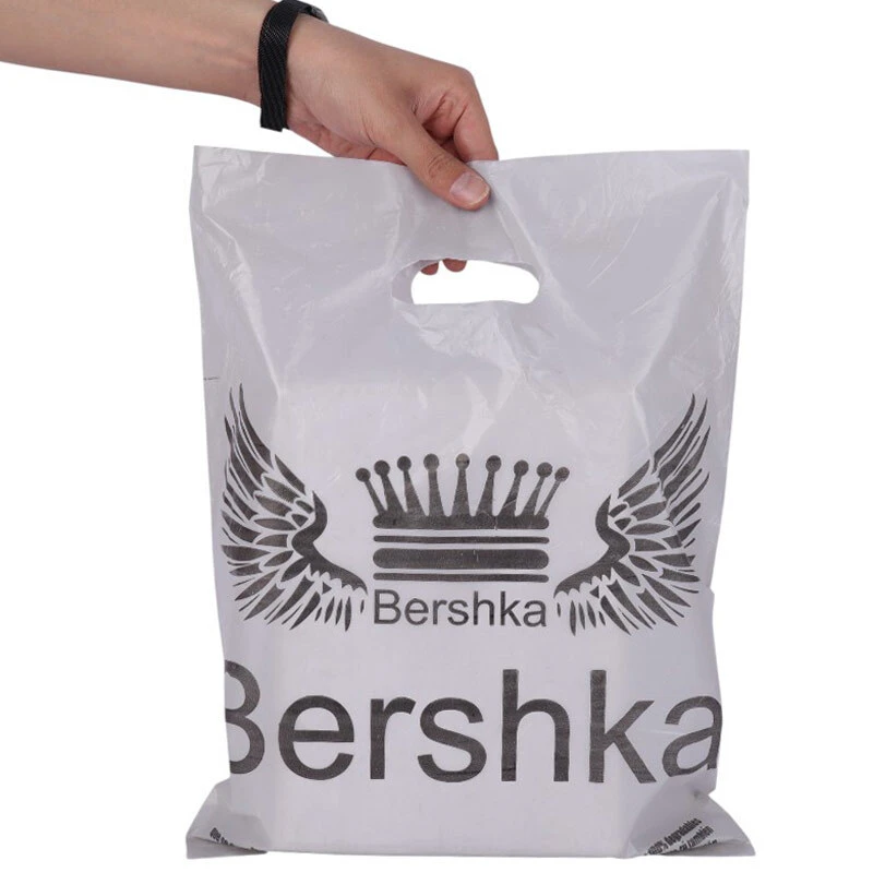 نایلون دسته دار طرح برشکا سایز 40*28 سانتی متر بسته 1 کیلویی