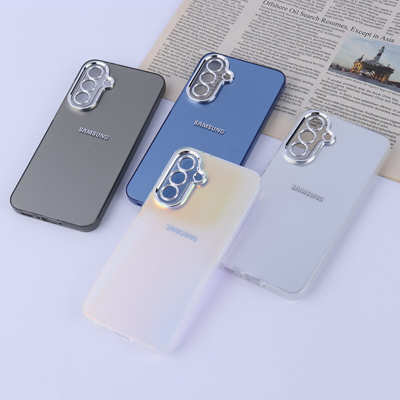 قاب PC سامسونگ Galaxy A56 براق متال محافظ لنزدار