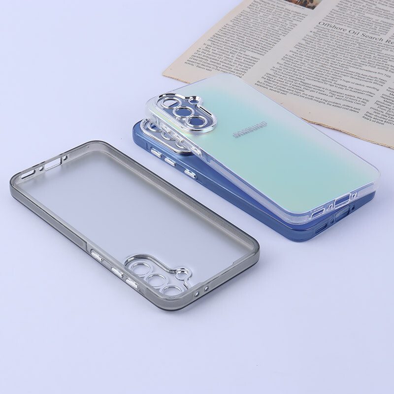 قاب PC سامسونگ Galaxy A56 براق متال محافظ لنزدار