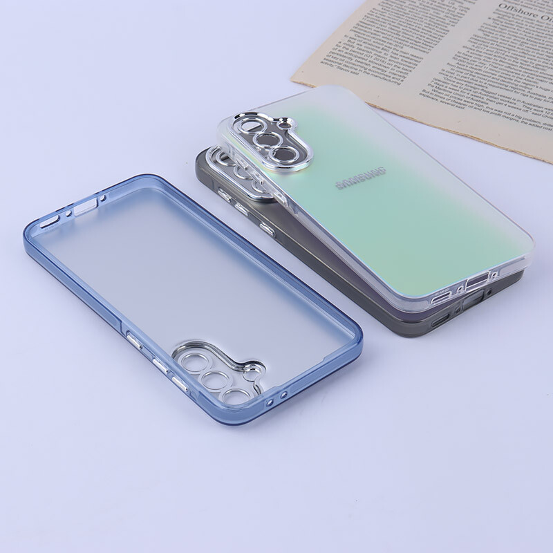 قاب PC سامسونگ Galaxy A36 براق متال محافظ لنزدار