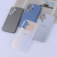 قاب PC سامسونگ Galaxy A36 براق متال محافظ لنزدار
