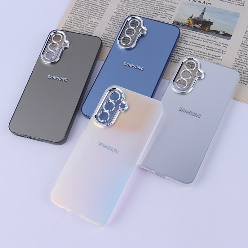 قاب PC سامسونگ Galaxy A36 براق متال محافظ لنزدار