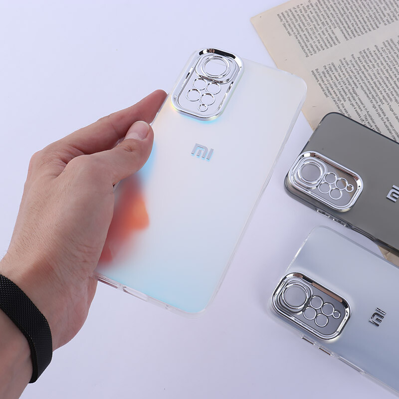 قاب PC شیائومی Redmi Note 11 / 11S 4G براق متال محافظ لنزدار