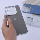 قاب PC شیائومی Redmi Note 14 براق متال محافظ لنزدار