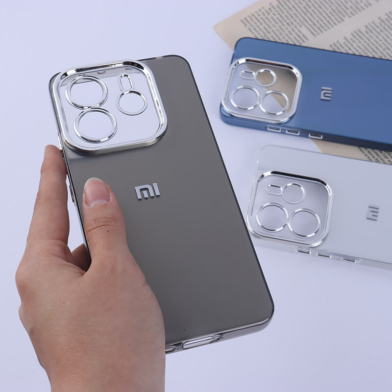 قاب PC شیائومی Redmi Note 14 براق متال محافظ لنزدار