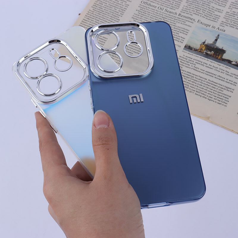 قاب PC شیائومی Redmi Note 14 براق متال محافظ لنزدار