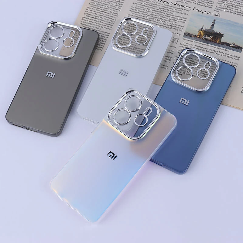 قاب PC شیائومی Redmi Note 14 براق متال محافظ لنزدار