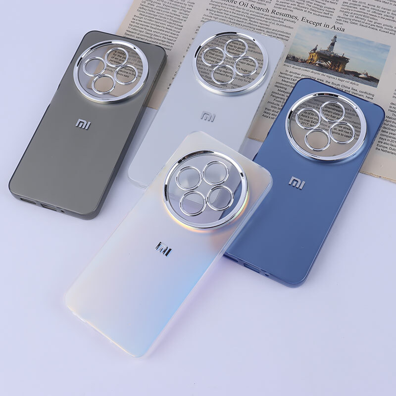 قاب PC شیائومی Redmi A4 براق متال محافظ لنزدار