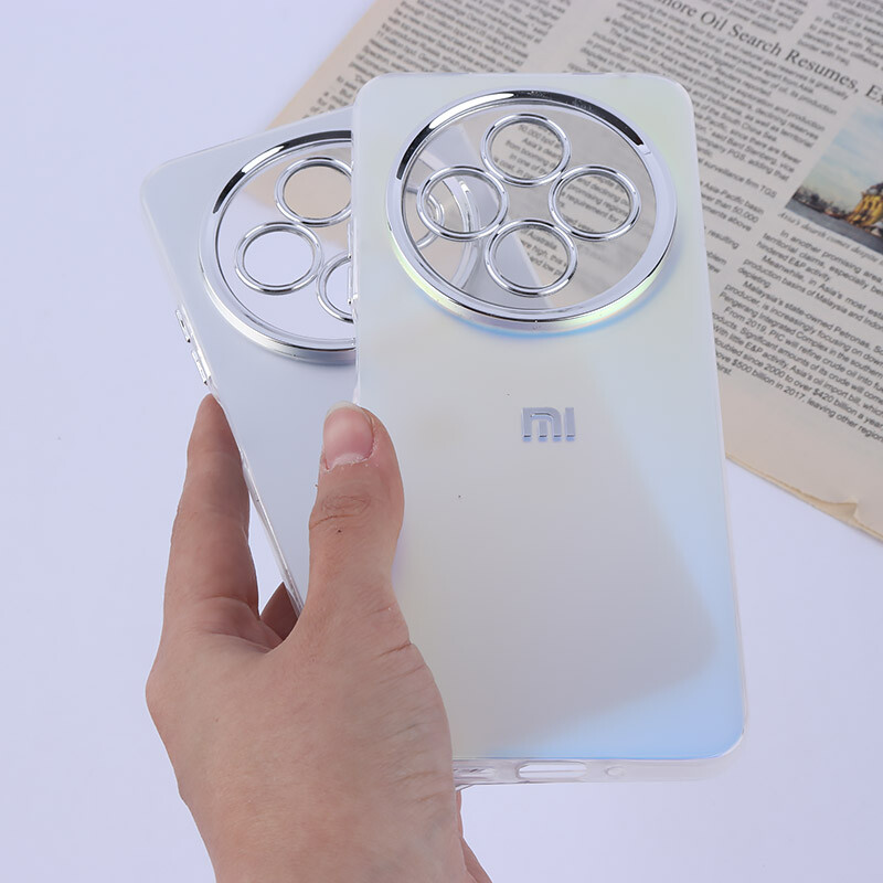 قاب PC شیائومی Redmi A4 براق متال محافظ لنزدار