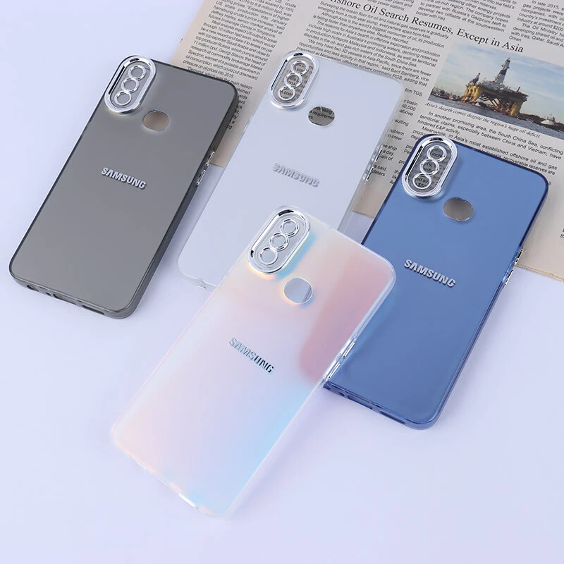 قاب PC سامسونگ Galaxy A10s براق متال محافظ لنزدار
