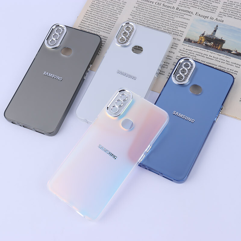 قاب PC سامسونگ Galaxy A10s براق متال محافظ لنزدار